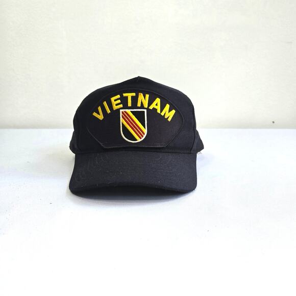 Vietnam Vet Navy Blue SnapBack Baseball Cap. One size. Made in the USA. - Picture 3 of 6